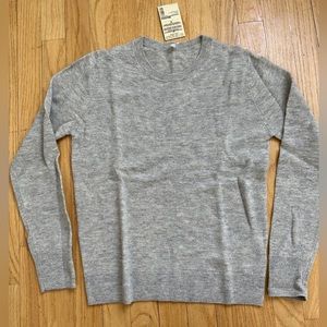 MUJI Crewneck Sweater Women’s / Light Gray Wool mix size S